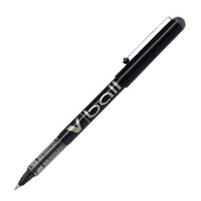 Bolígrafo PILOT V-Ball negro punta 0,5 mm