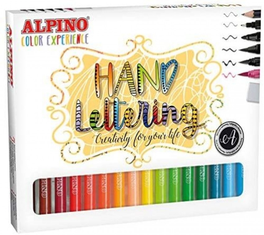 Set ALPINO COLOR EXPERIENCE Hand Lettering