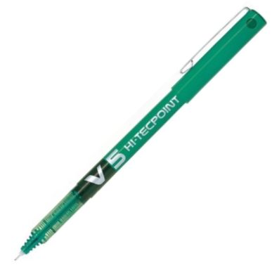 Boligrafo V-5  Verde PILOT