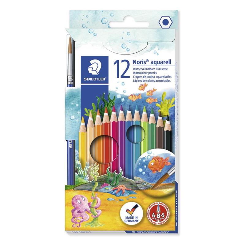 Lápices acuarelables 12 colores Staedtler