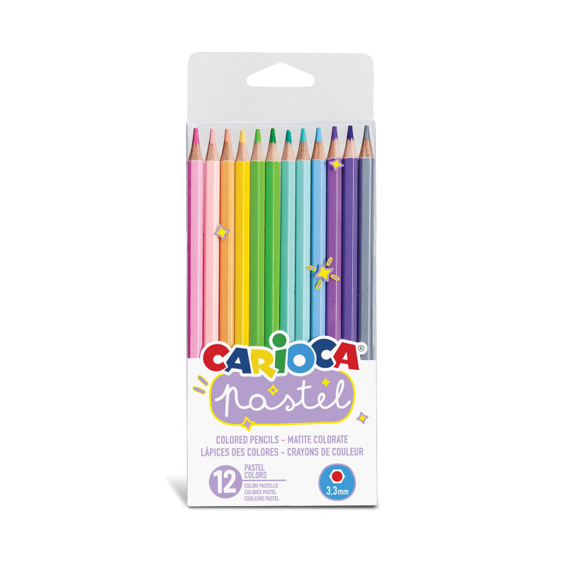 Pack 12 lápices Pastel Carioca